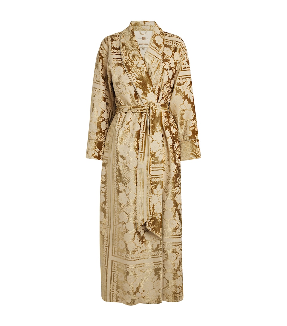 Jacquard Liquid Velvet Robe