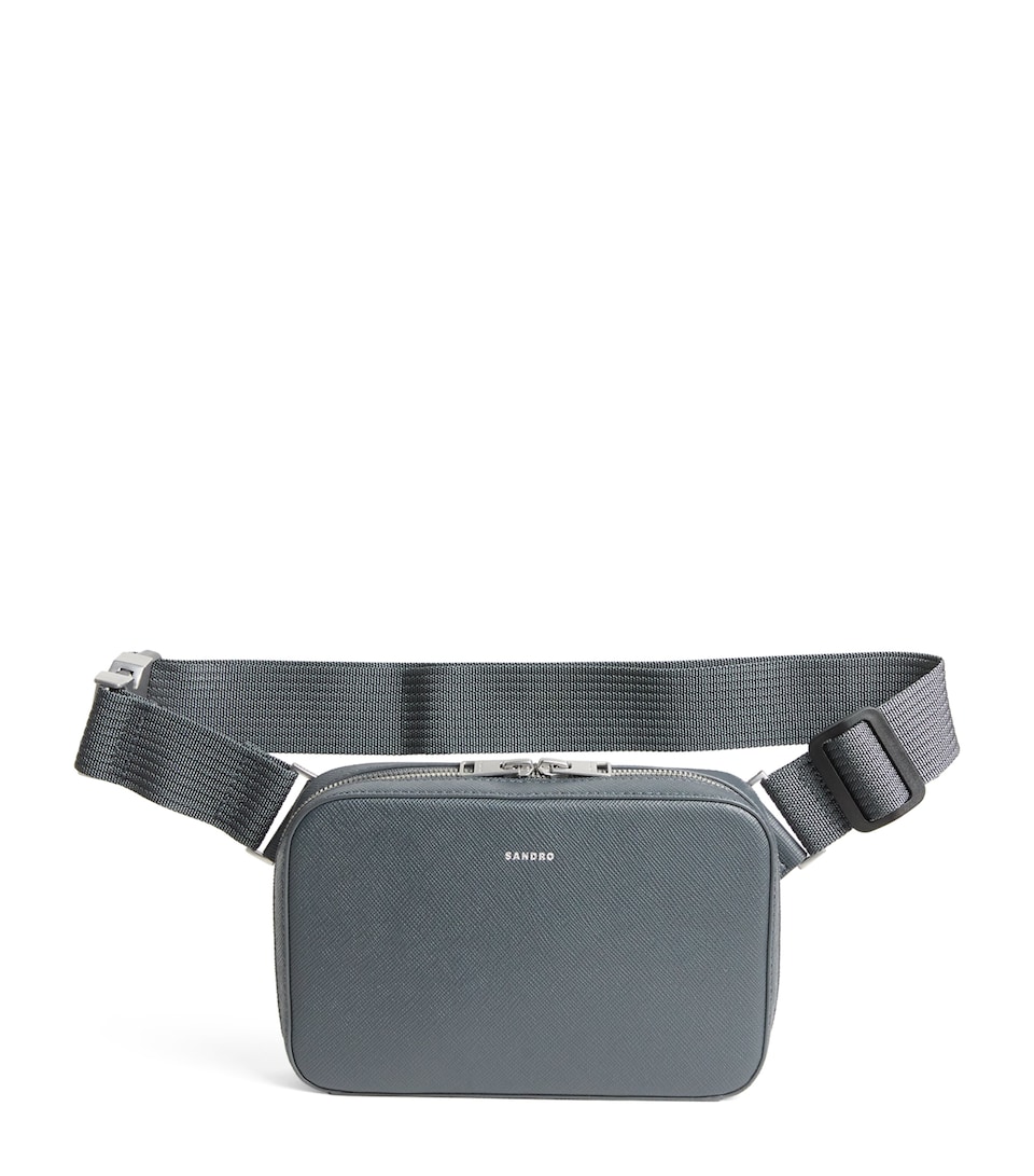 Recycled Saffiano Leather Cross-Body Bag