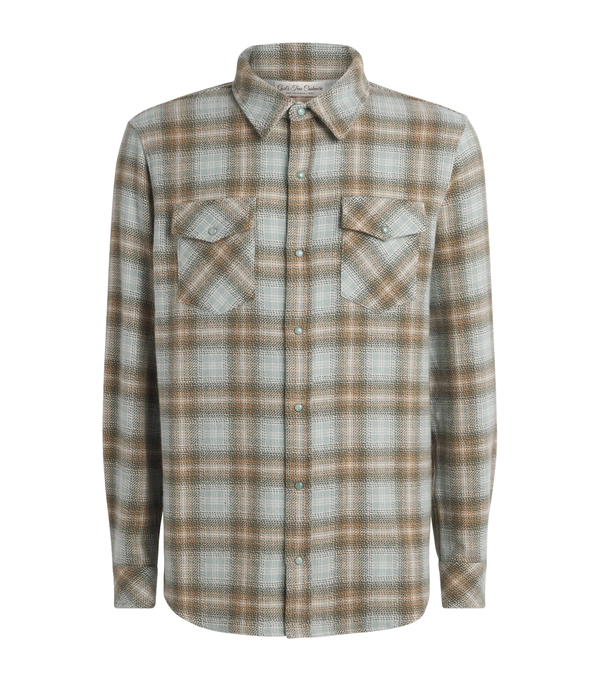 Cashmere Tartan Overshirt