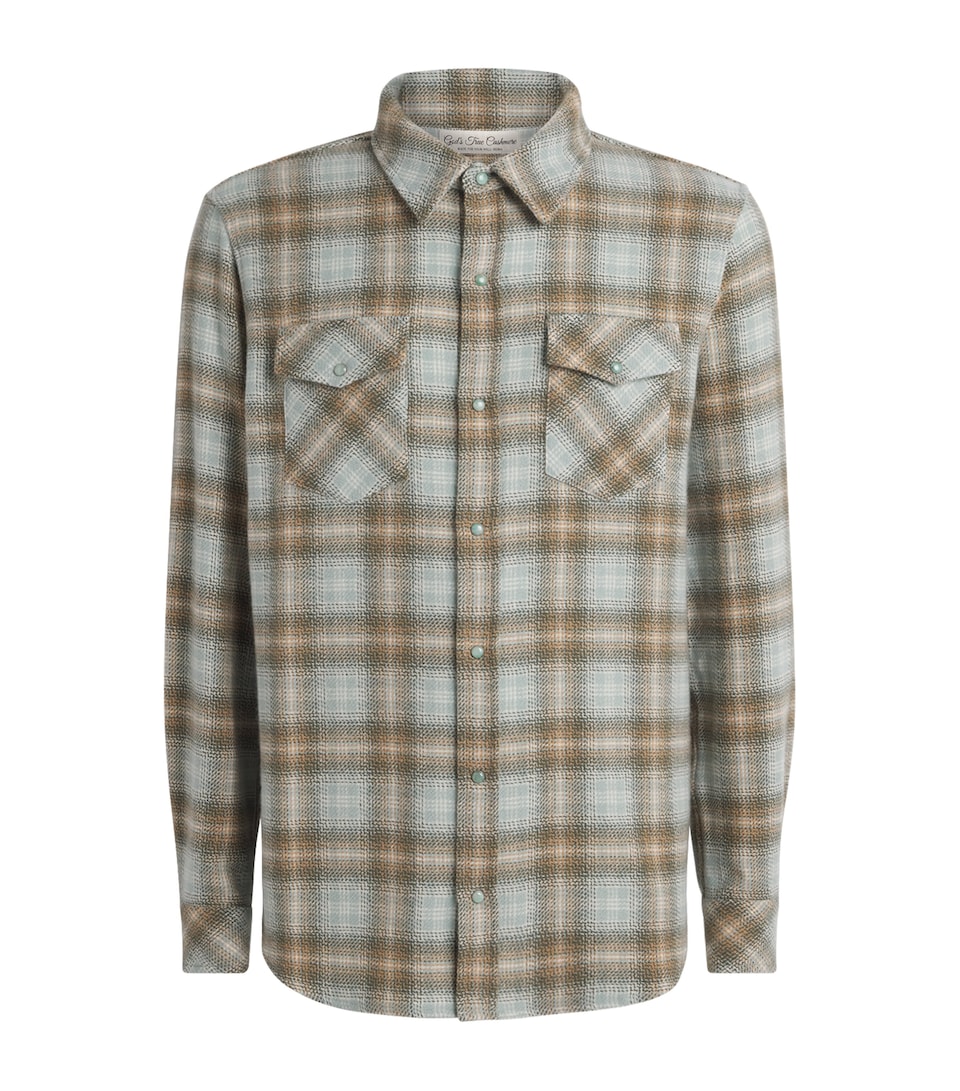 Cashmere Tartan Overshirt