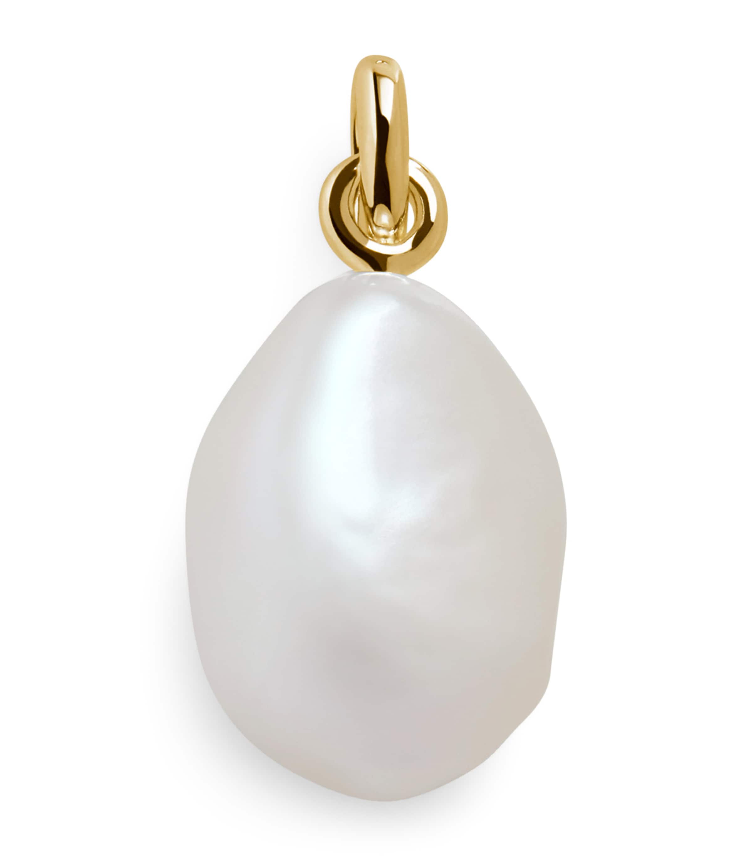 Gold Vermeil and Baroque Pearl Pendant