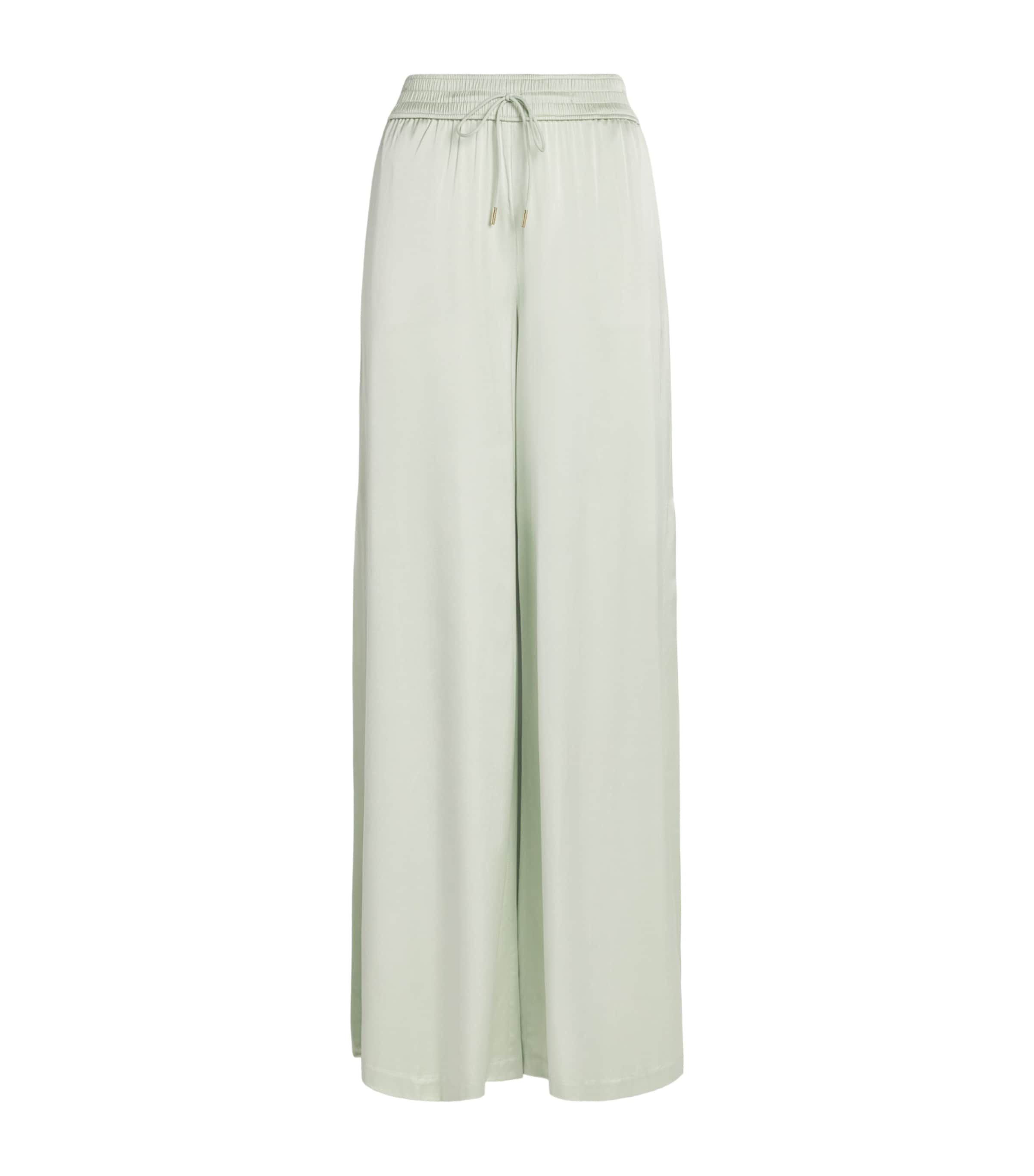 Alice+Olivia Womens Kenley Palazzo Trousers Light Sage