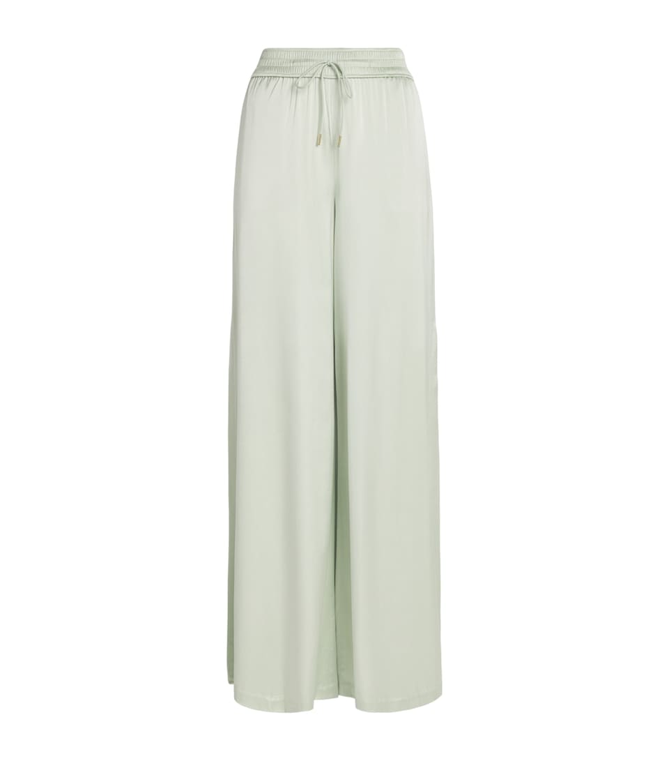 Alice+Olivia Womens Kenley Palazzo Trousers Light Sage