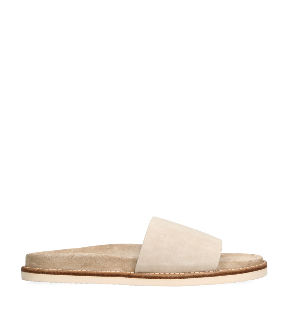 Suede Slides