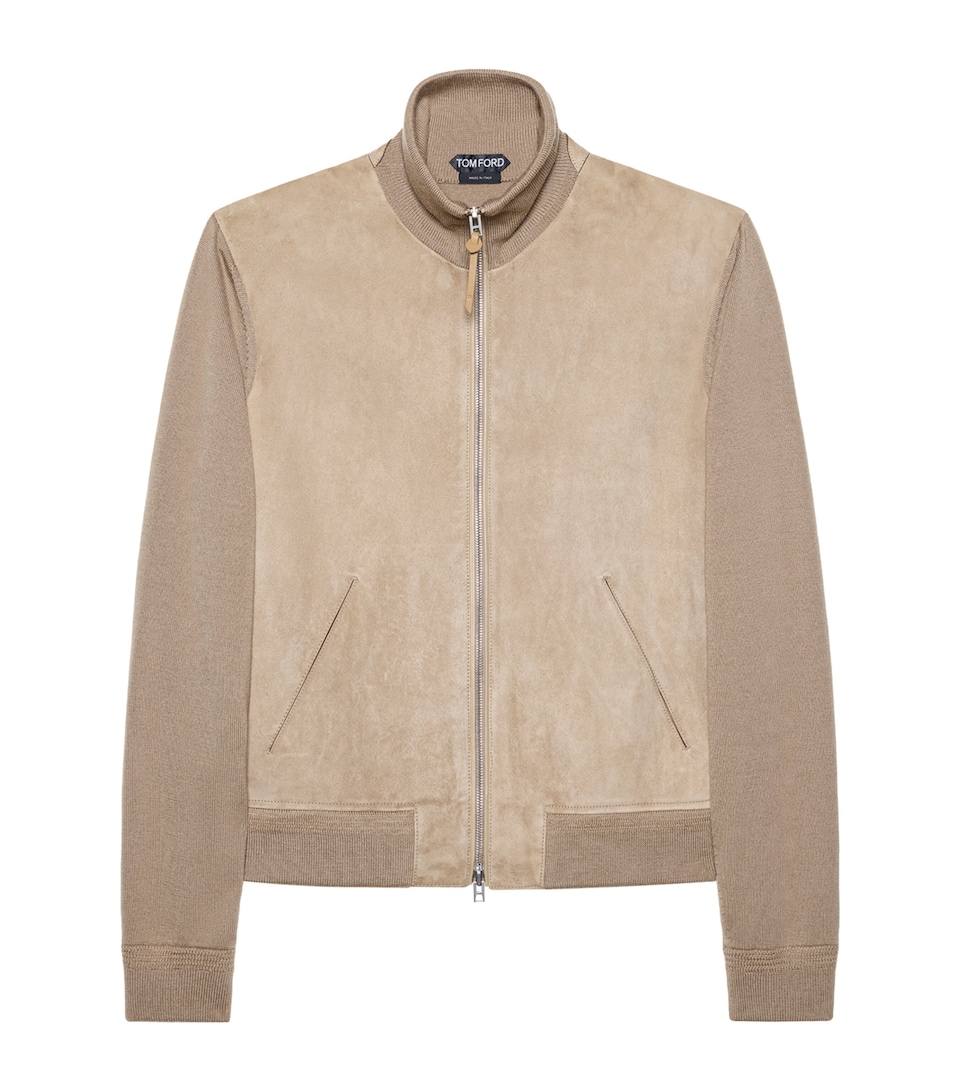 TOM FORD Mens Virgin Wool Zip-Up Sweater Jbq