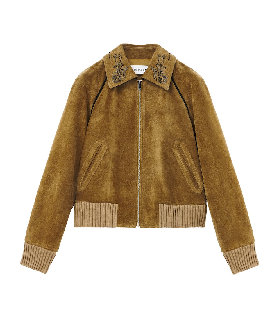 Embroidered Bomber Jacket