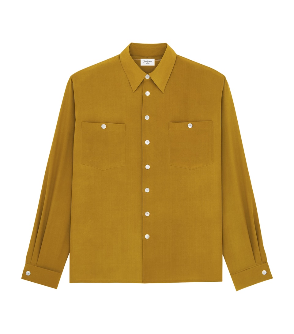 Silk Twin-Pocket Shirt