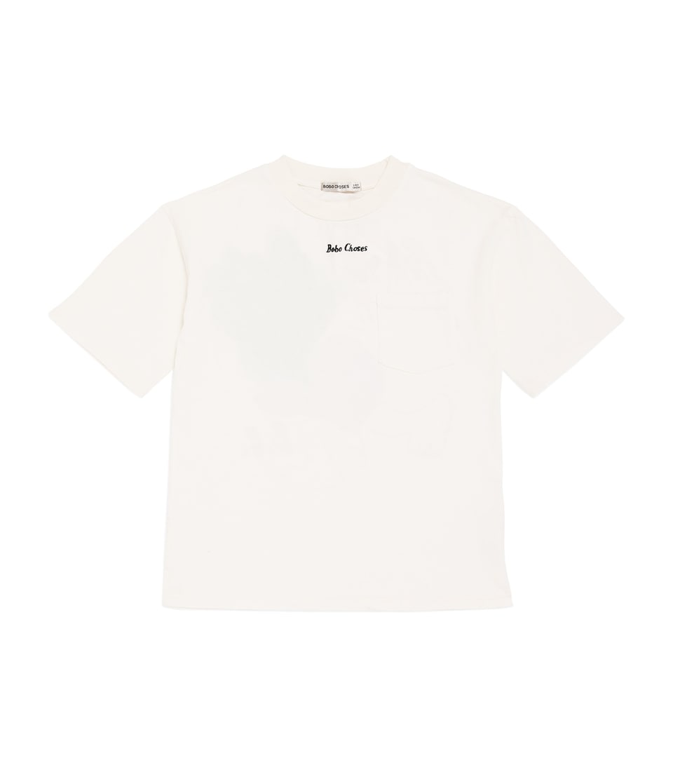 Bobo Choses Organic Cotton Rapid Radish T-Shirt (8-9 Years) Offwhite