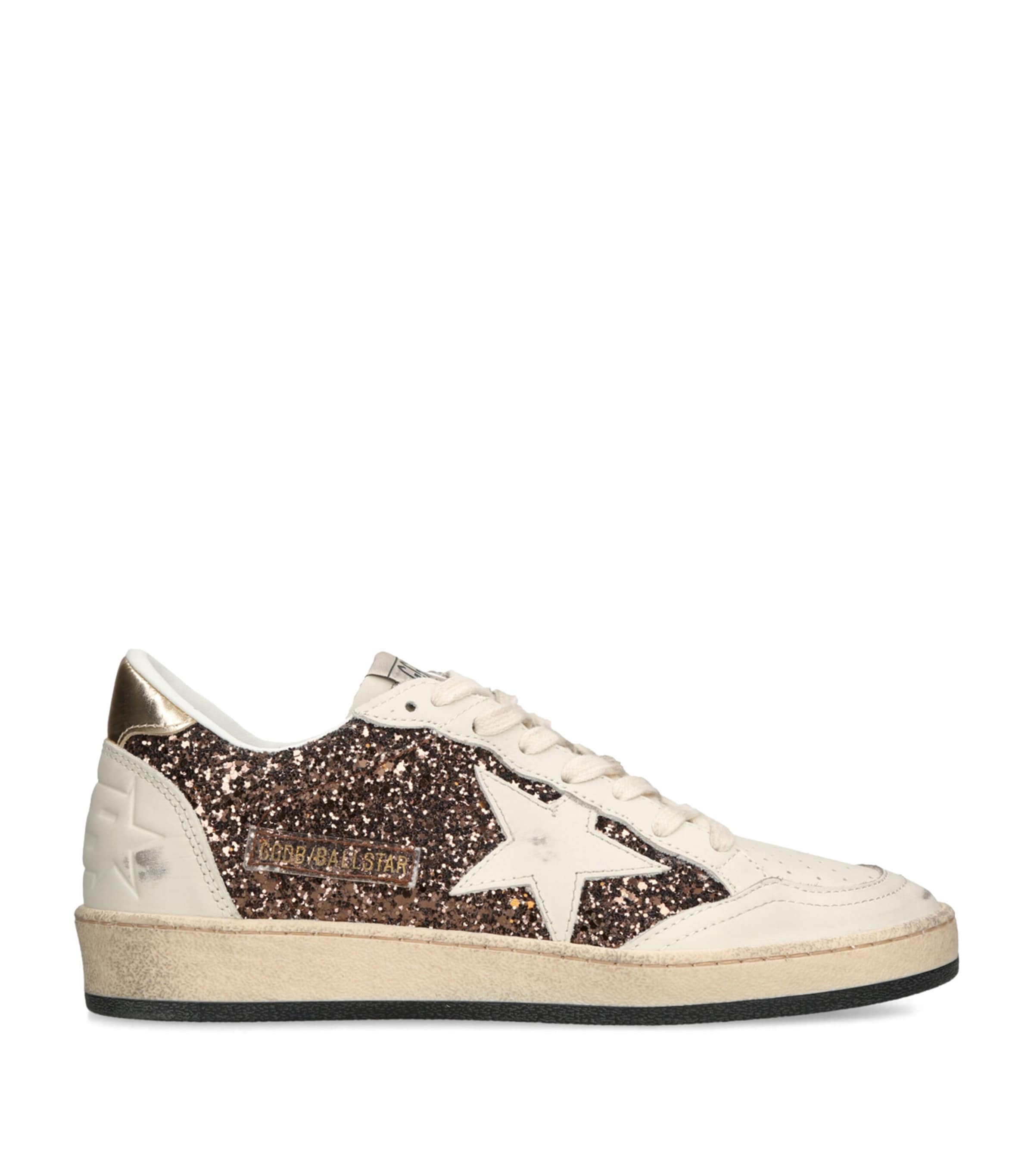 Golden Goose Glitter Ball Star Sneakers White/comb