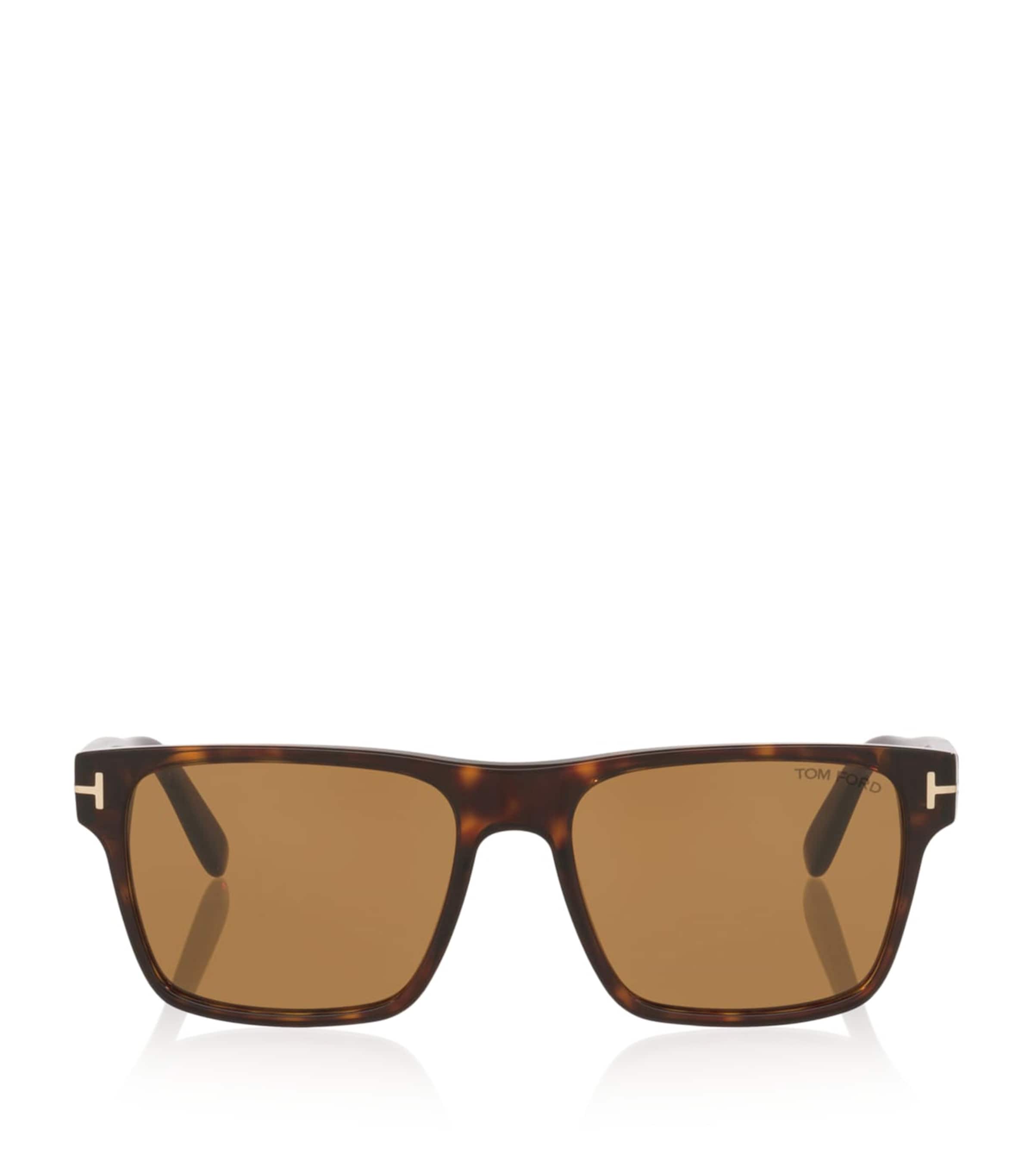 TOM FORD Tortoiseshell Calder Square Sunglasses