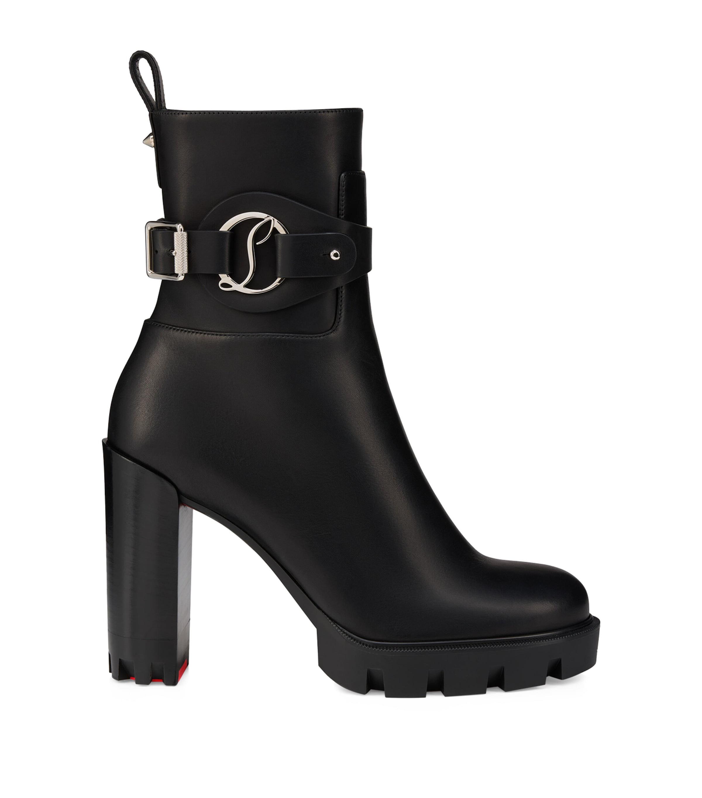 Dianouchette Lug Leather Ankle Boots 100