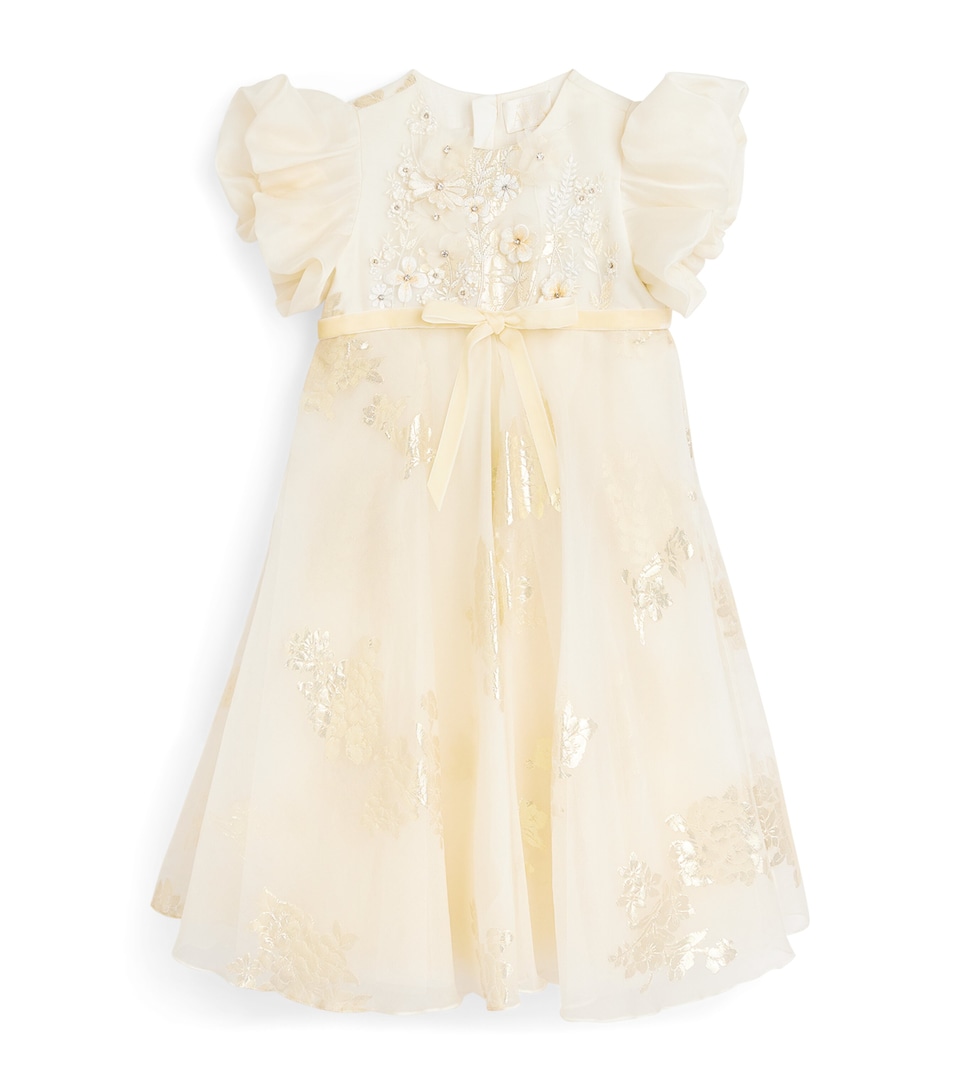 Silk-Blend Embellished Gemma Dress (2-14 Years)
