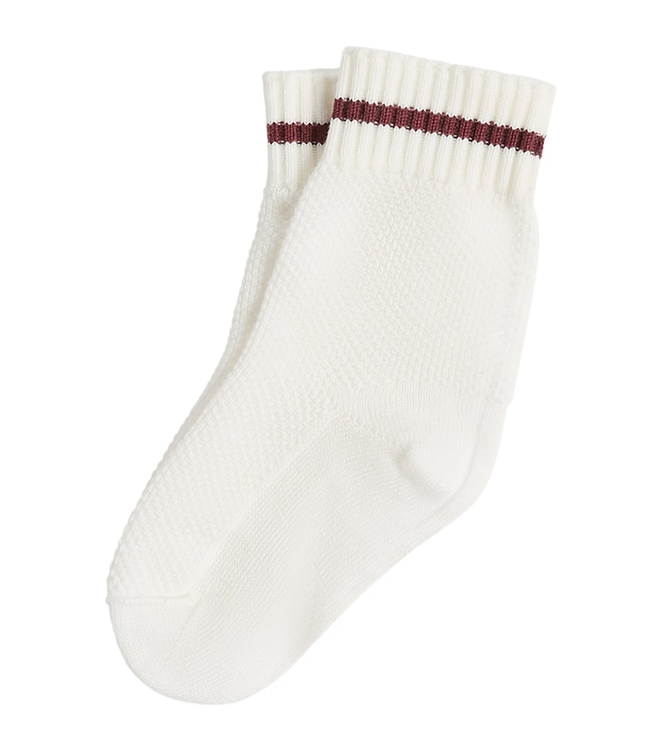Brunello Cucinelli Kids Cotton Bernie Socks
