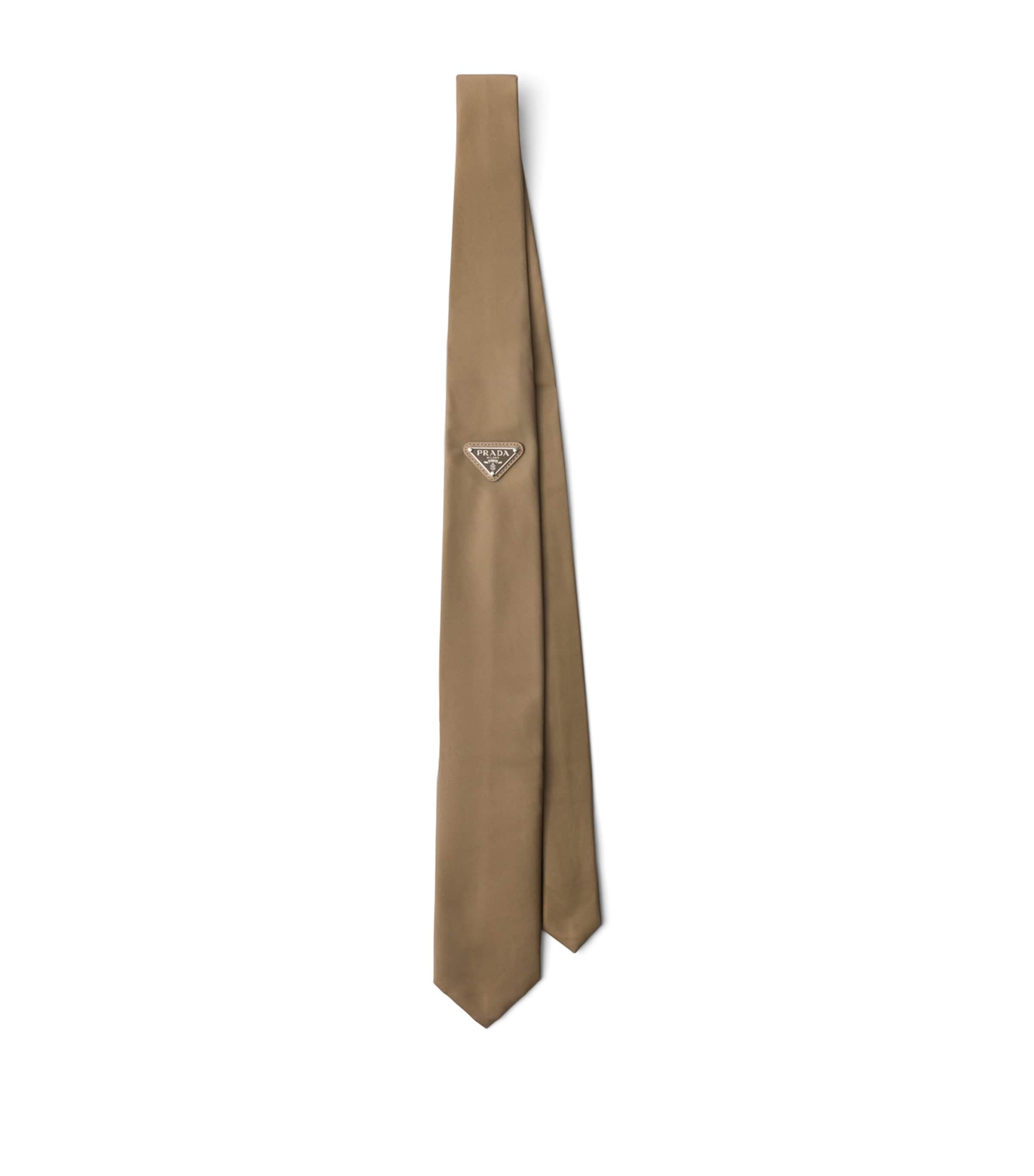 Prada Re-Nylon Triangle Tie