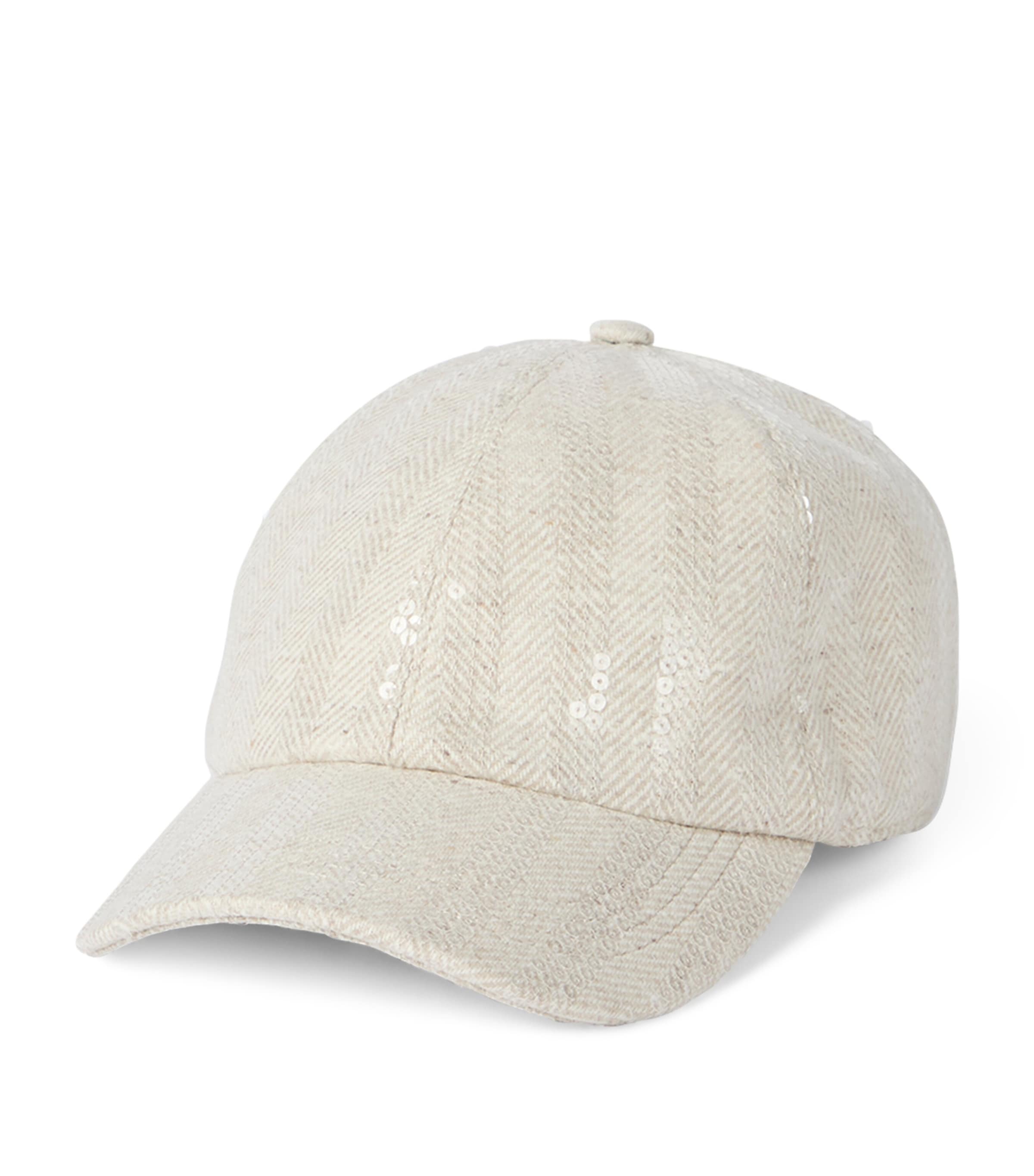 Wool-Cashmere Monili-Detail Cap
