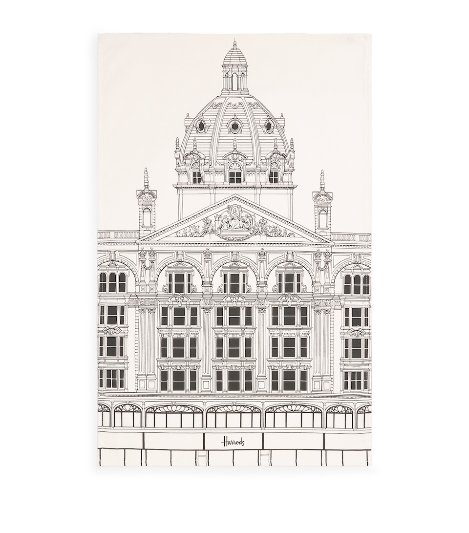 Set of 2 Cotton Logo Tea Towels