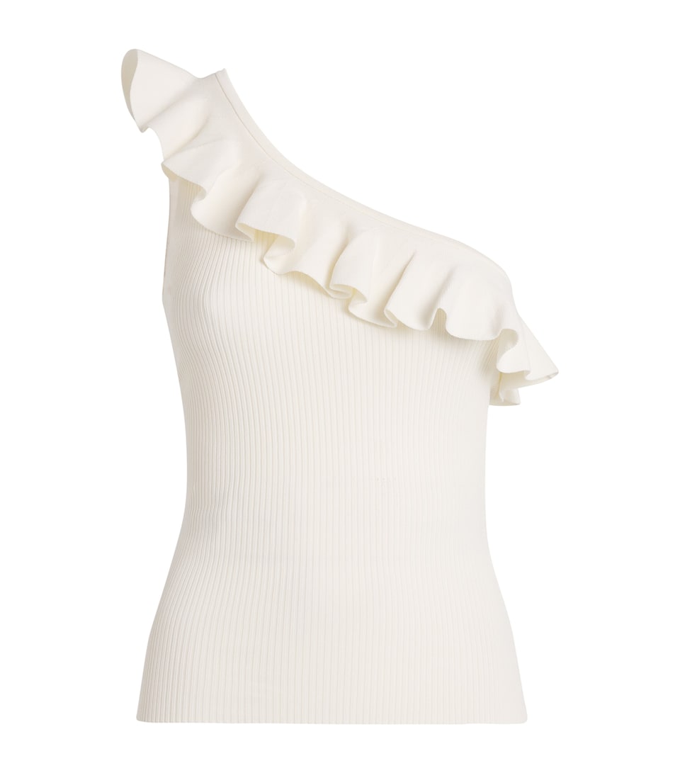 Rhiannon Frill Asymmetric Tank Top