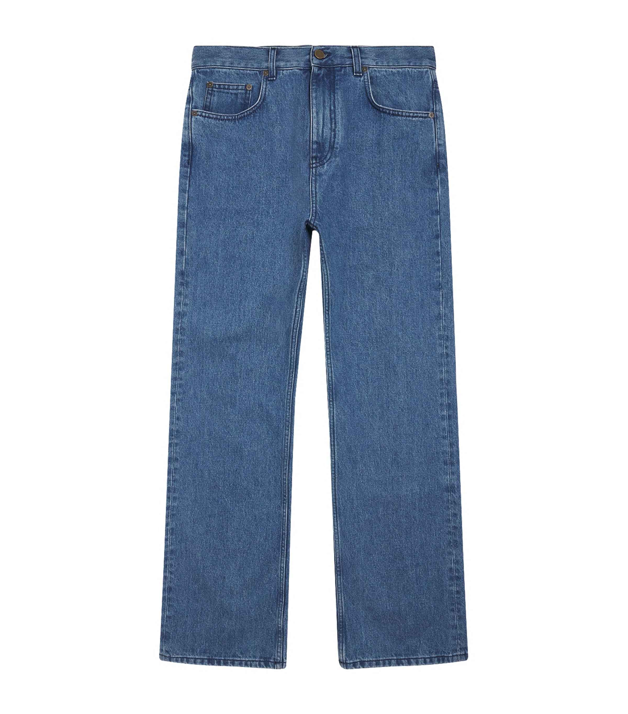 Gabriela Hearst Mens Rey Straight Jeans Uruguayan Blue