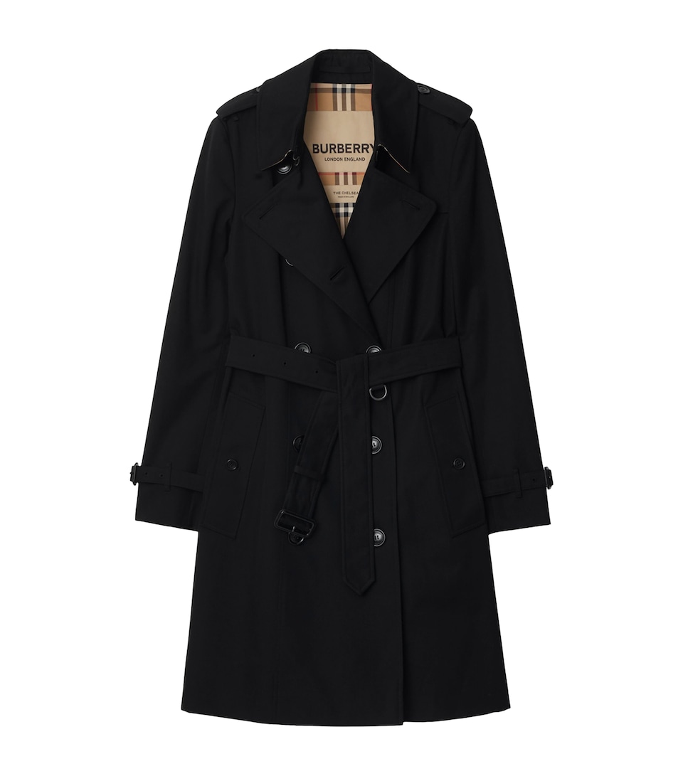 Cotton Mid-Length Chelsea Trench Coat