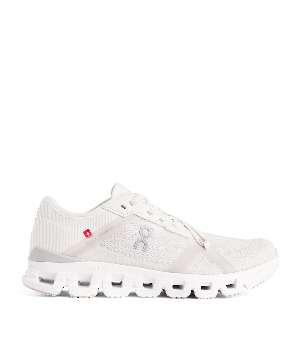 On Womens Cloud X 4 Trainers White | Wolf