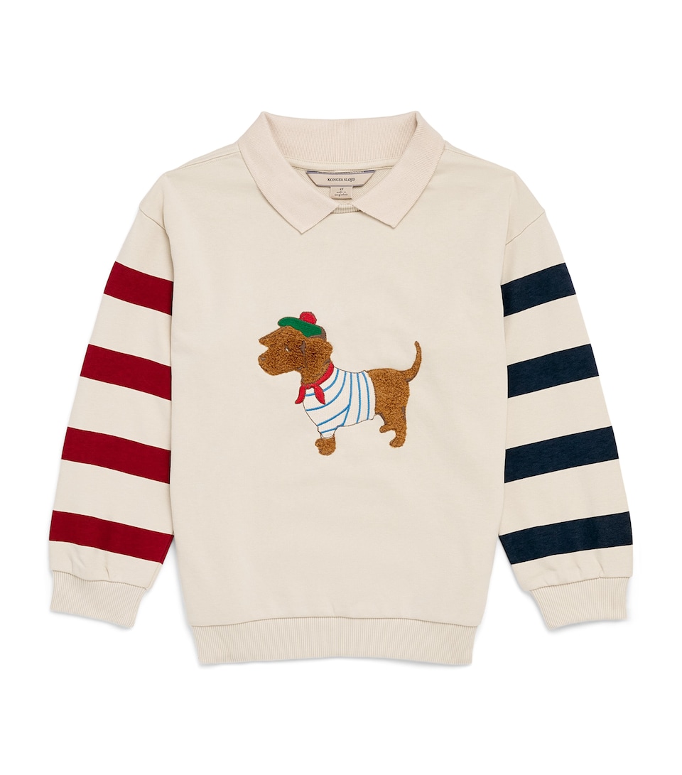 KONGES SLOJD Spotty Sweatshirt (6 Months-10 Years) Rice