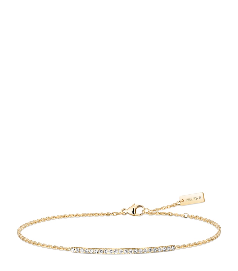 Messika Gatsby Yellow Gold and Diamond Pavé Bracelet (0.25ct) Yellow Gold