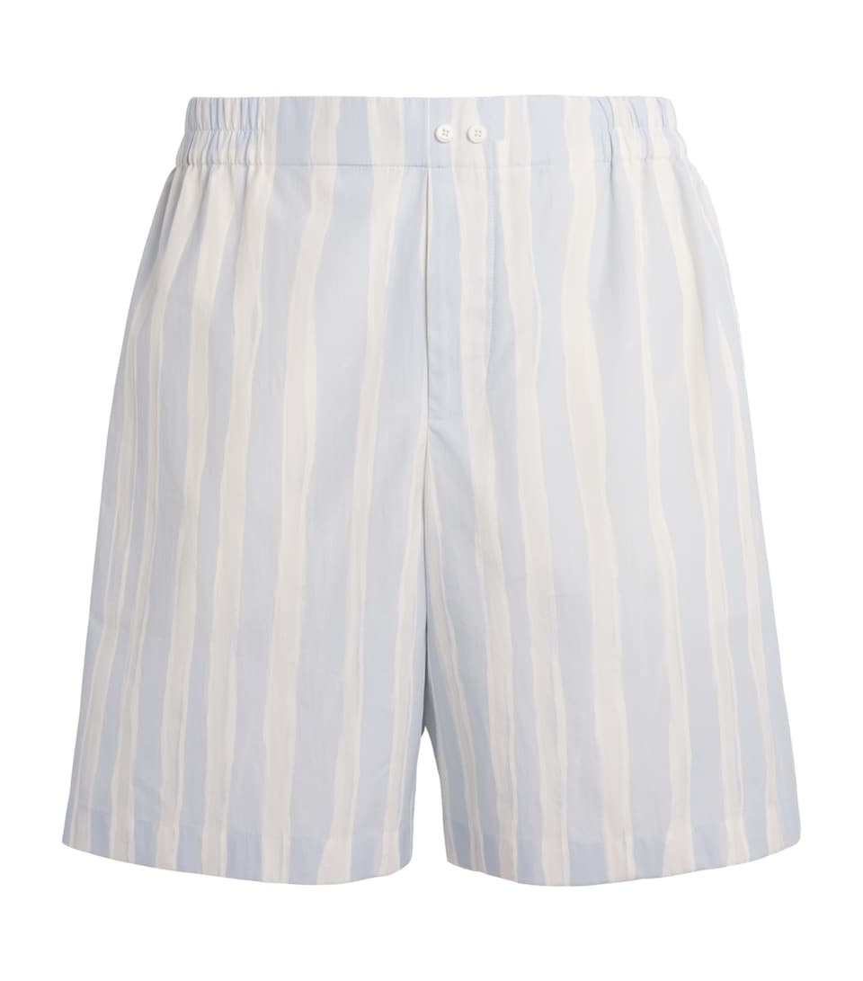 Cotton Stripe Shorts
