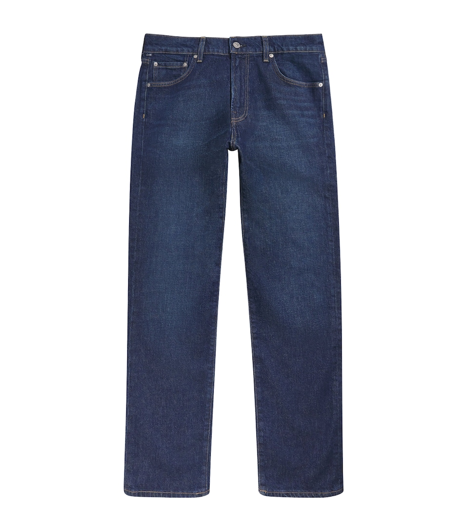 Citizens of Humanity Mens Elijah Straight Jeans Dark Indigo
