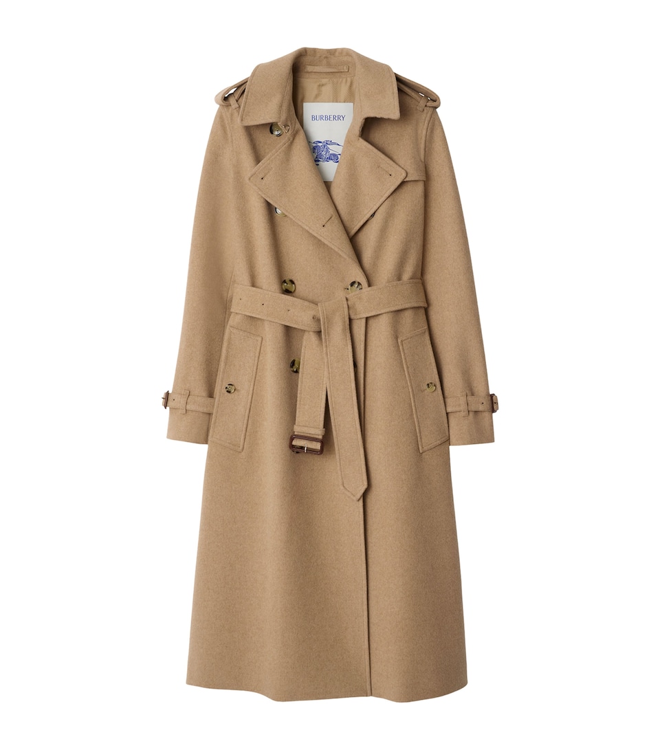 Cashmere Long Kensington Heritage Trench Coat