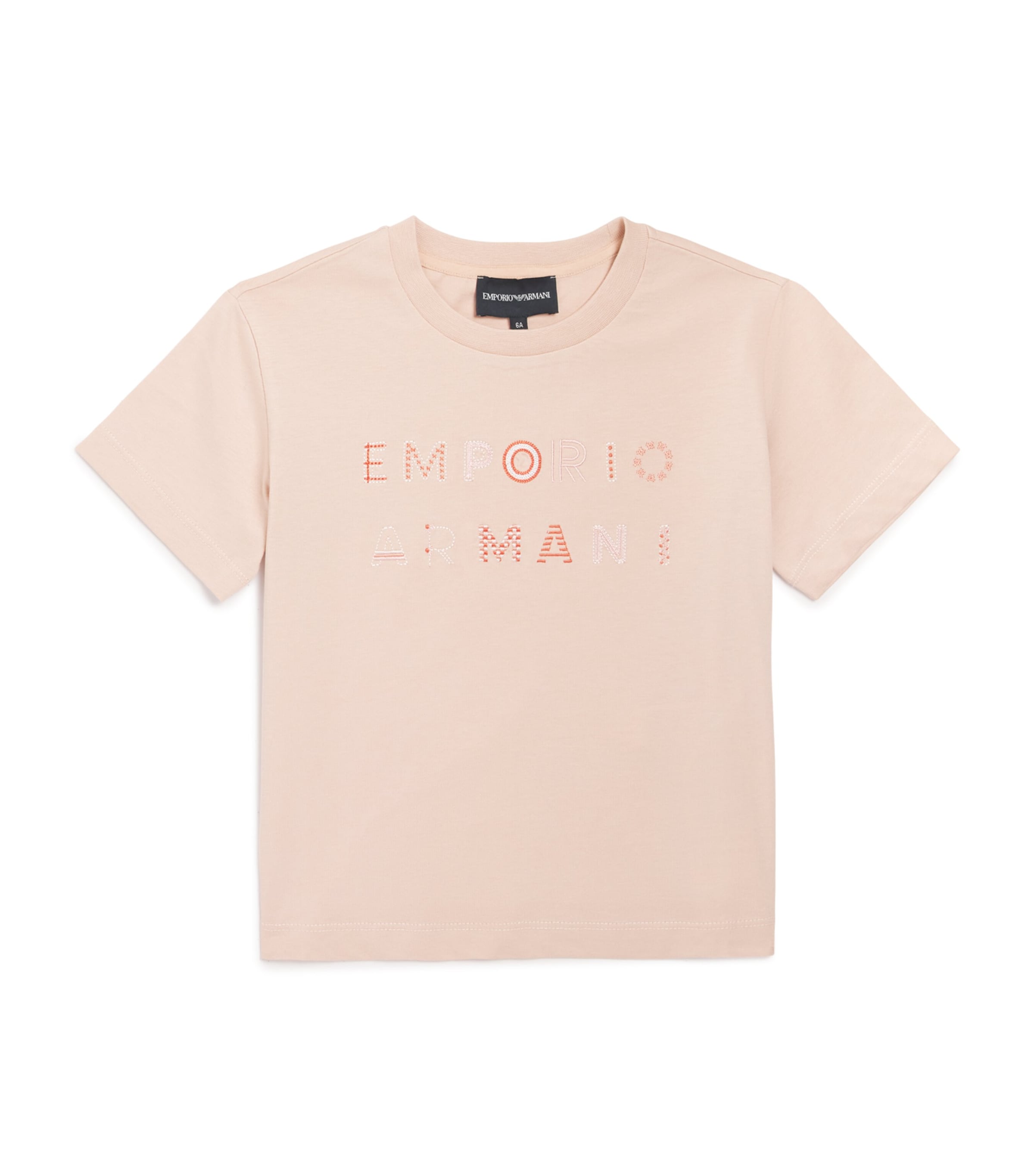 Cotton Embroidered Logo T-Shirt (4-14 Years)