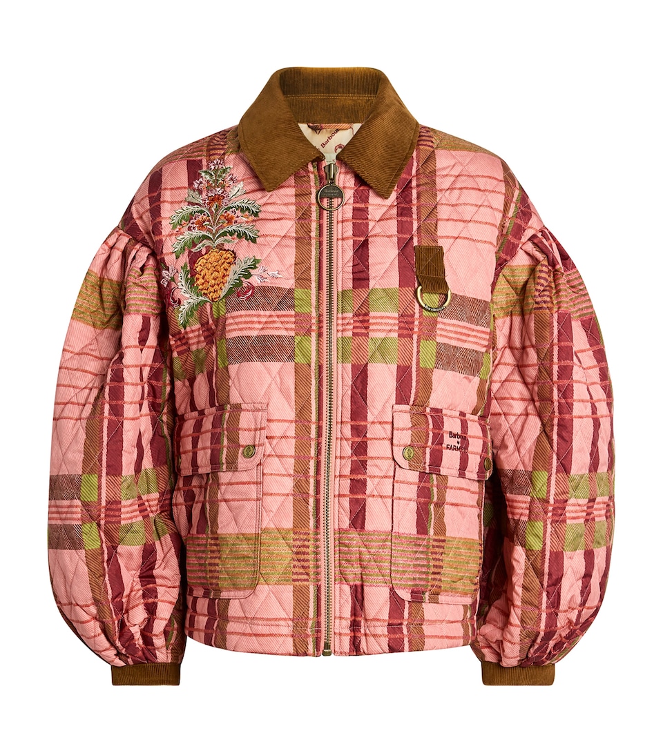 x FARM Rio Ana-Clara Quilted Jacket