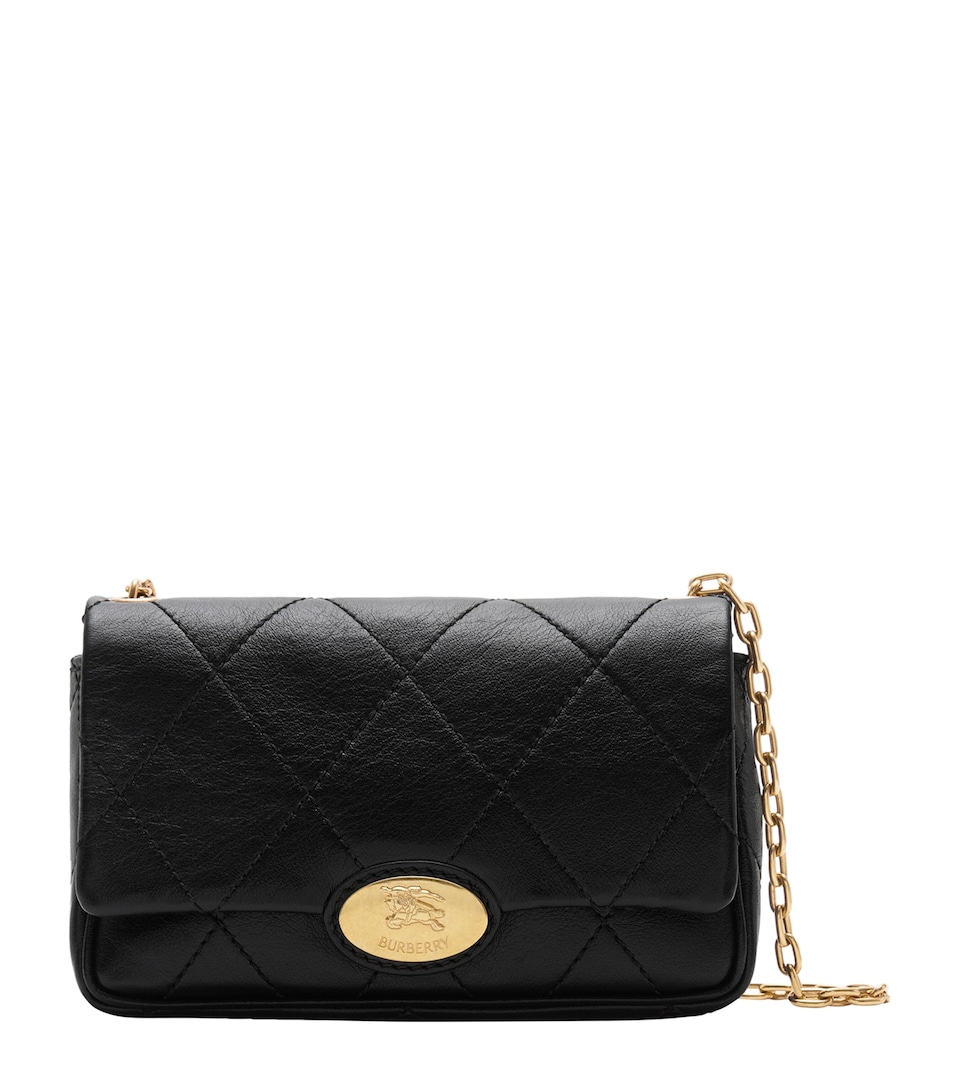 Leather Quilted EKD Clutch Bag