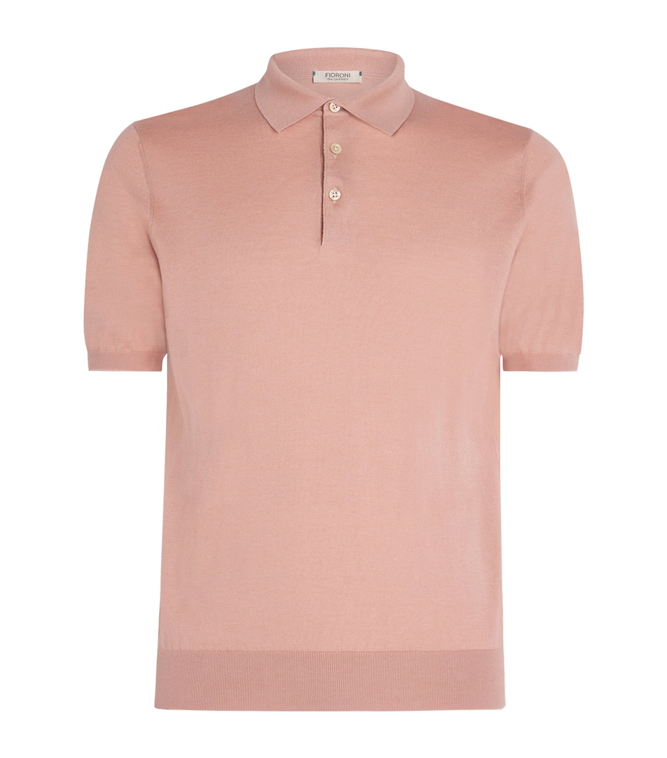 Cotton-Cashmere Polo Shirt