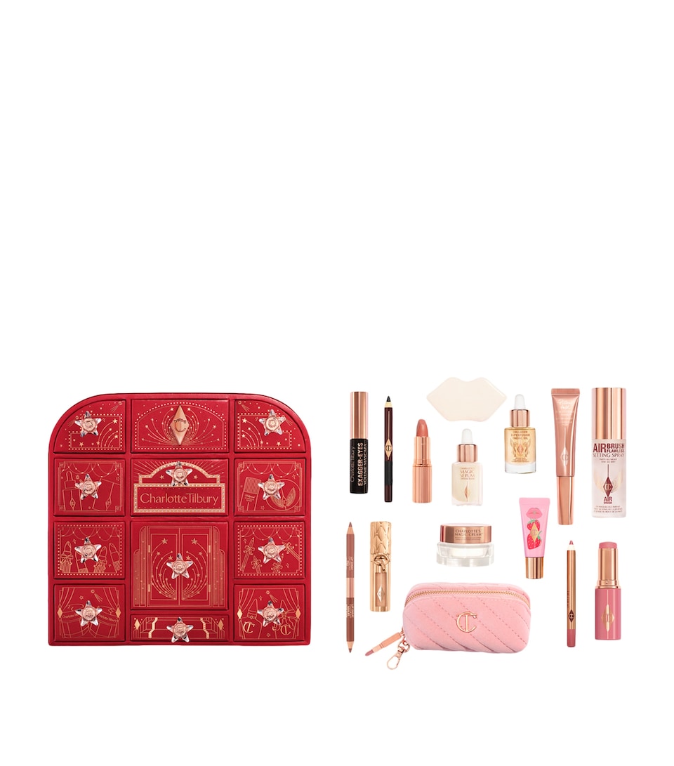 Charlotte Tilbury Charlotte's Hollywood Beauty Wonderland Advent Calendar (Worth £325.50) Pnk Clr Bla Nud