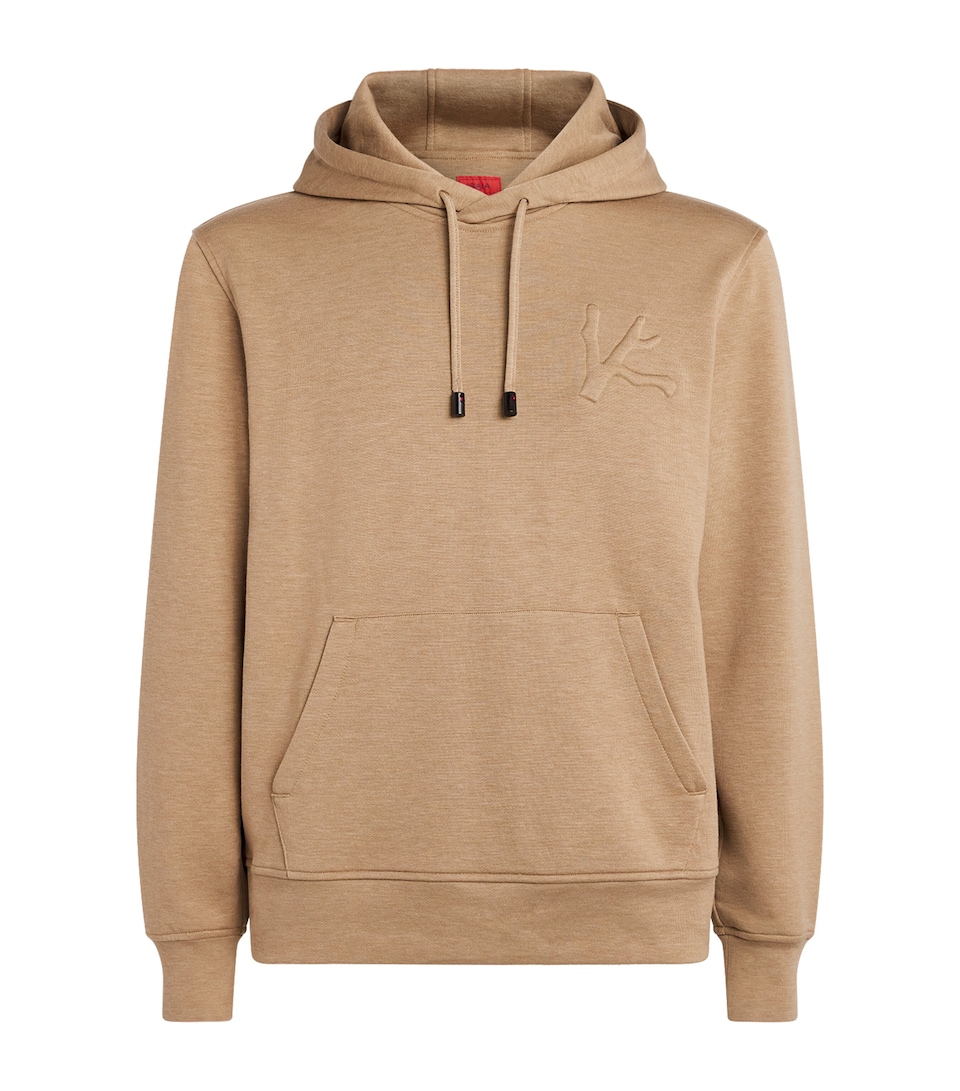 Isaia Mens Embossed Logo Hoodie
