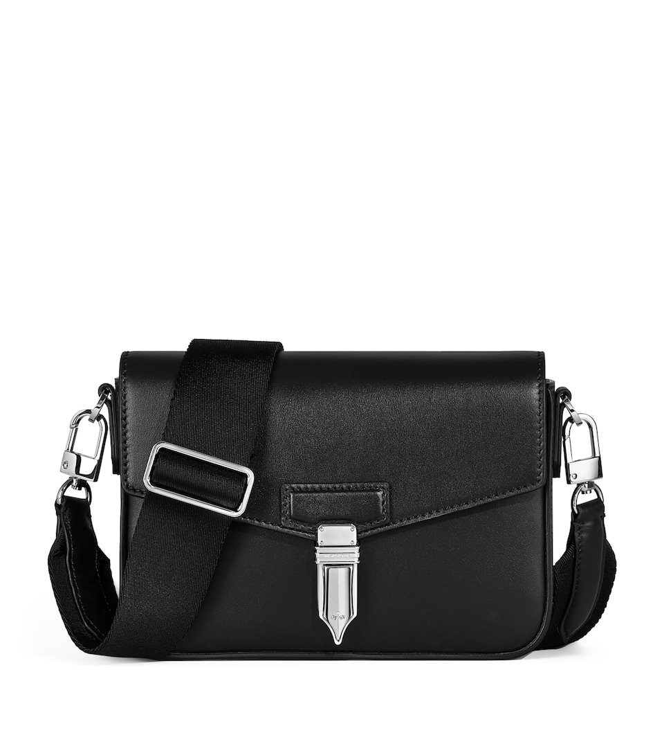 Leather Soft Messenger Cross-Body Bag