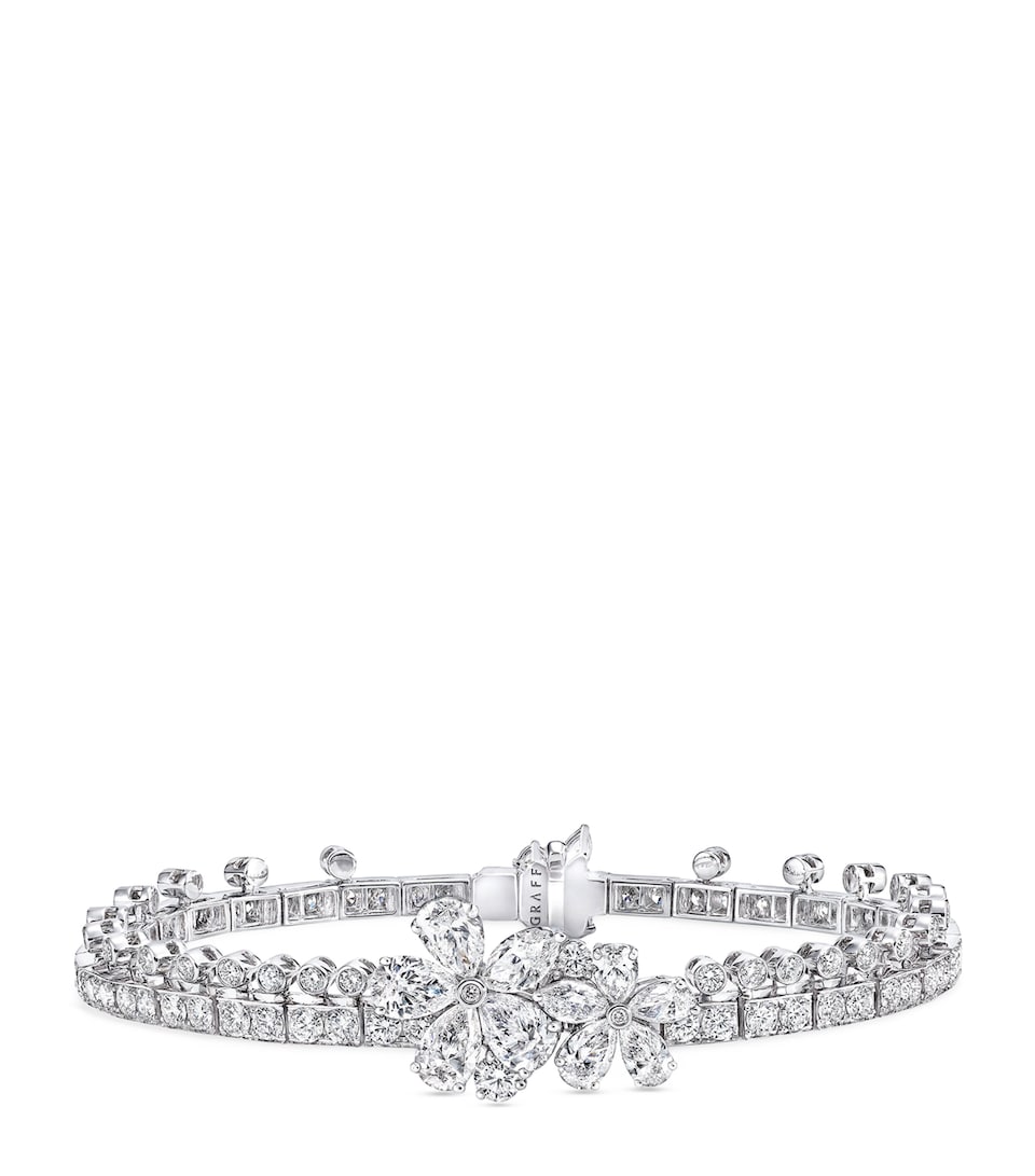 White Gold and Diamond Carissa Bracelet