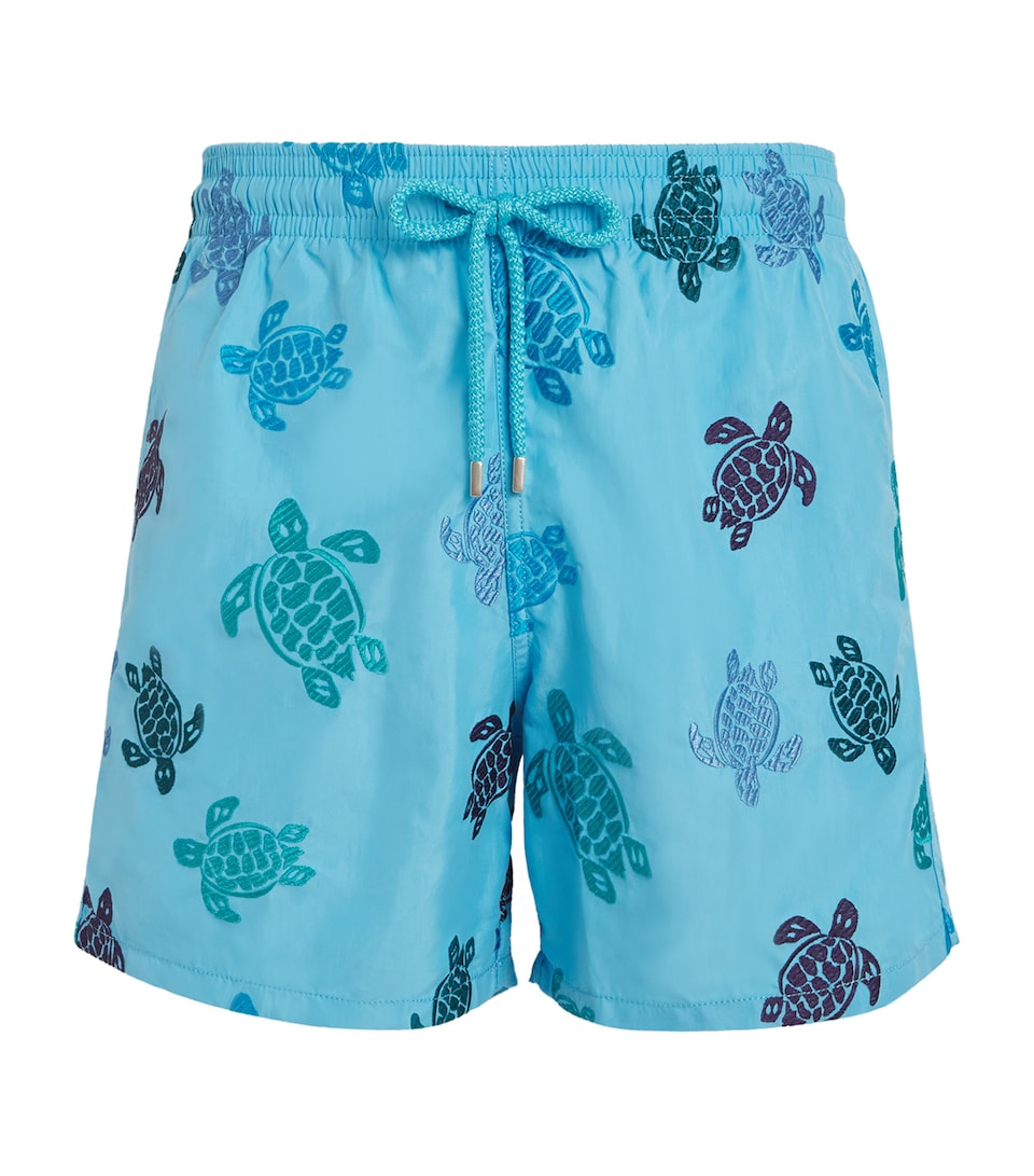 Turtle Embroidered Mistral Swim Shorts