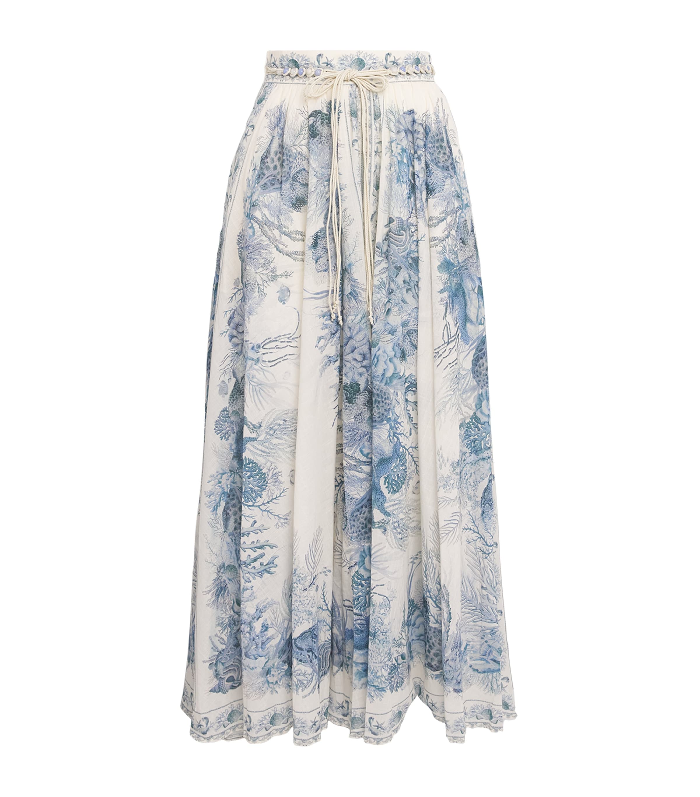 Cotton Wanderlust Midi Skirt