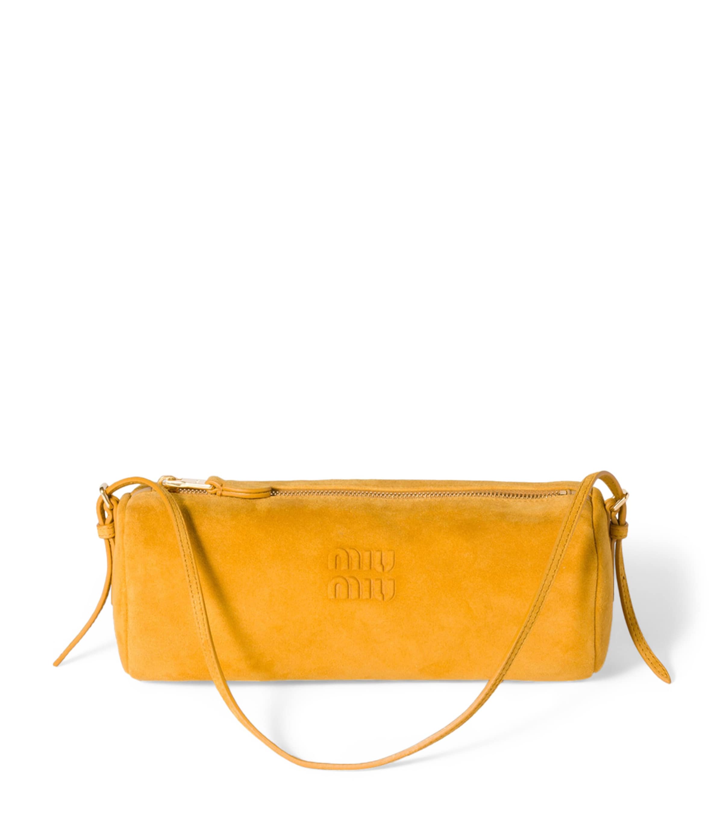 Miu Miu Suede Logo Pouch