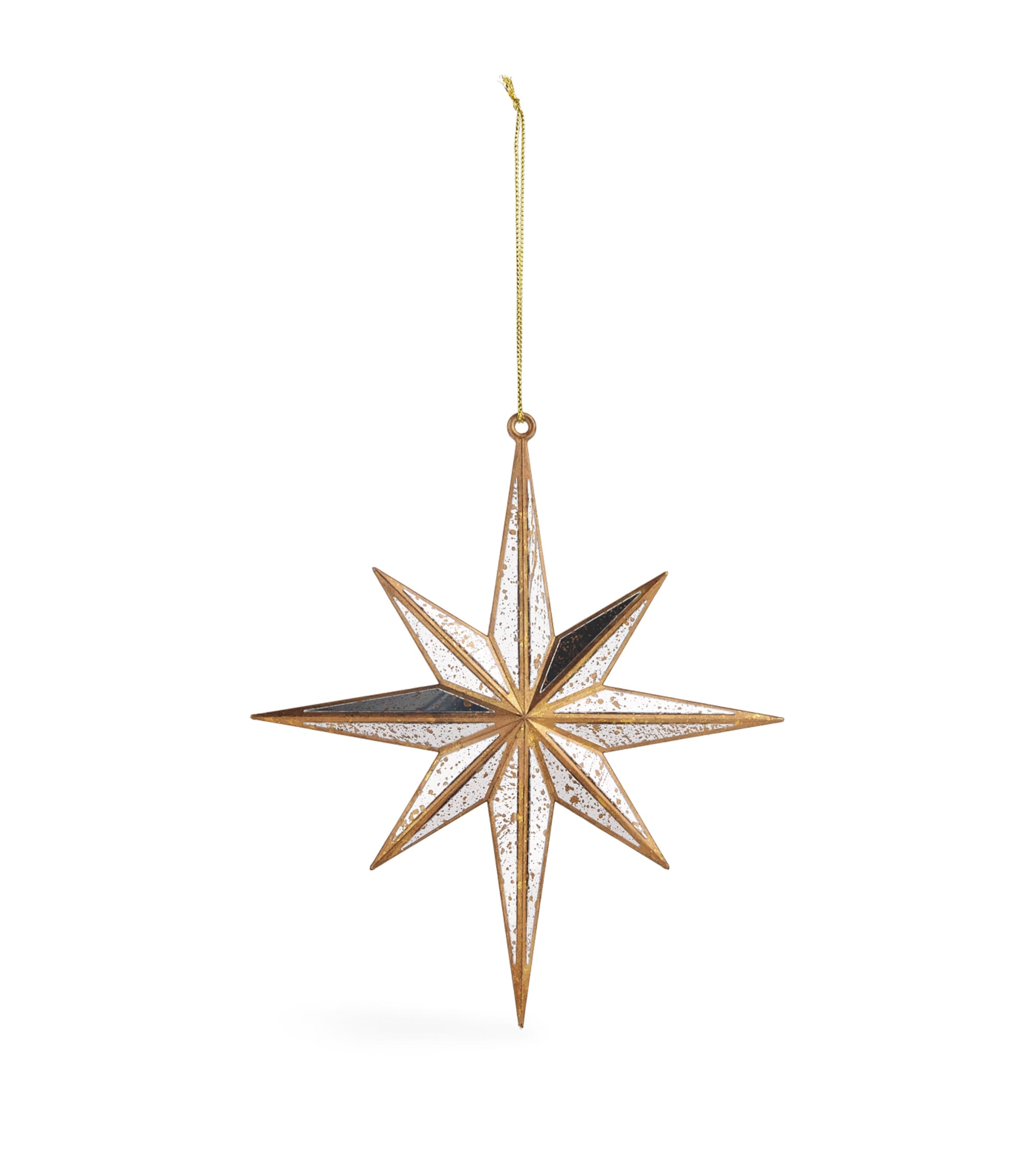 Shishi Mirror Star Tree Decoration Silver
