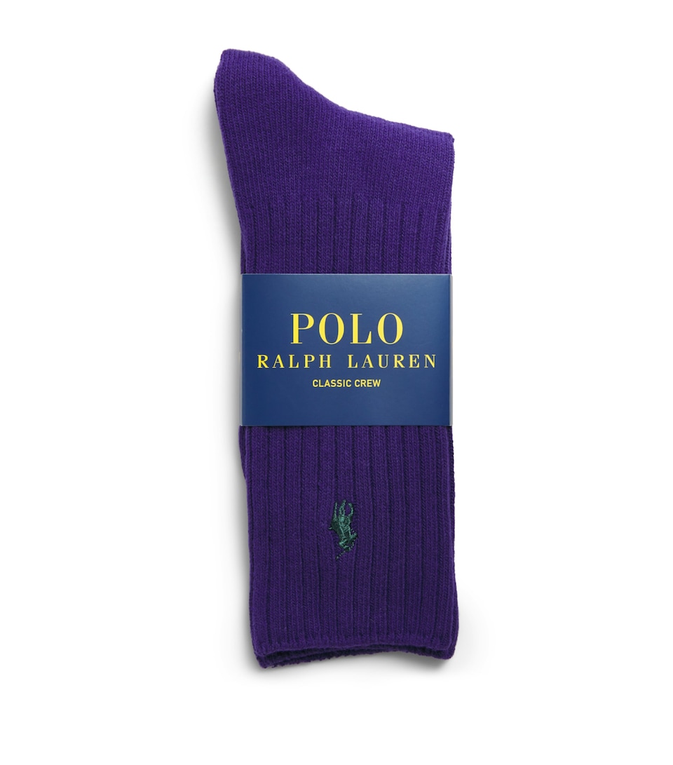 Polo Ralph Lauren Mens Classic Crew Socks Mulberry