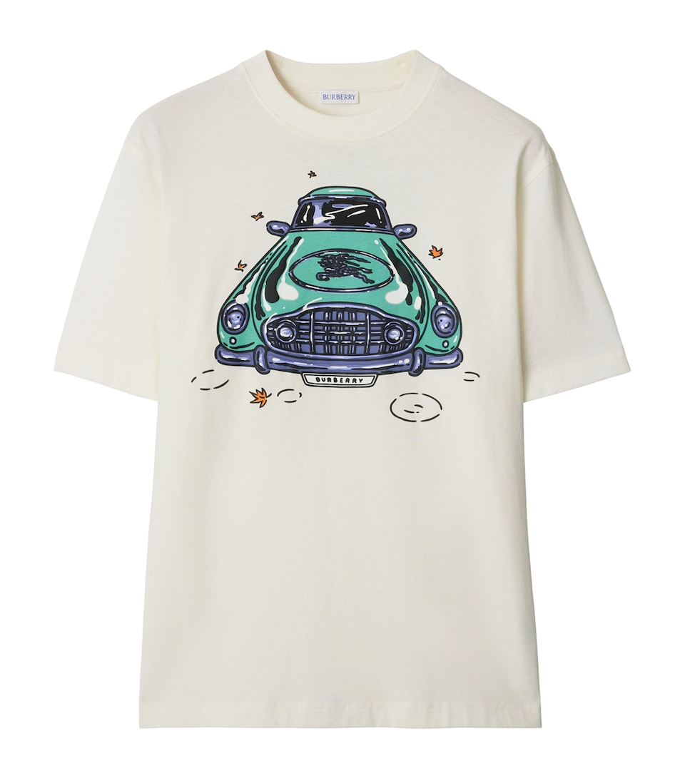 Car-Print Graphic T-Shirt