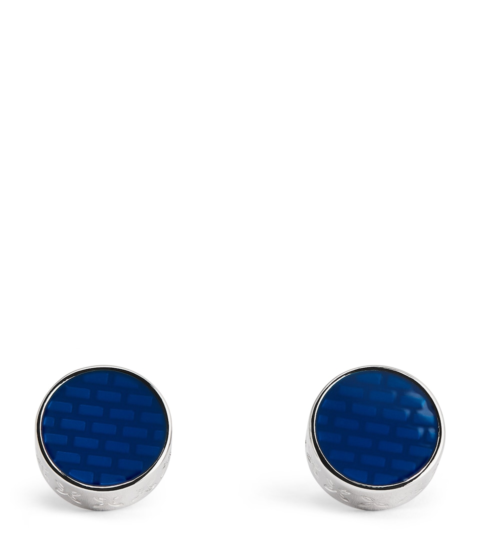 Enamel-Detail Thompson Brick Cufflinks
