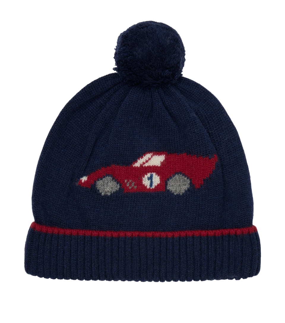Trotters Merino Wool-Blend Sebastian Hat Navy