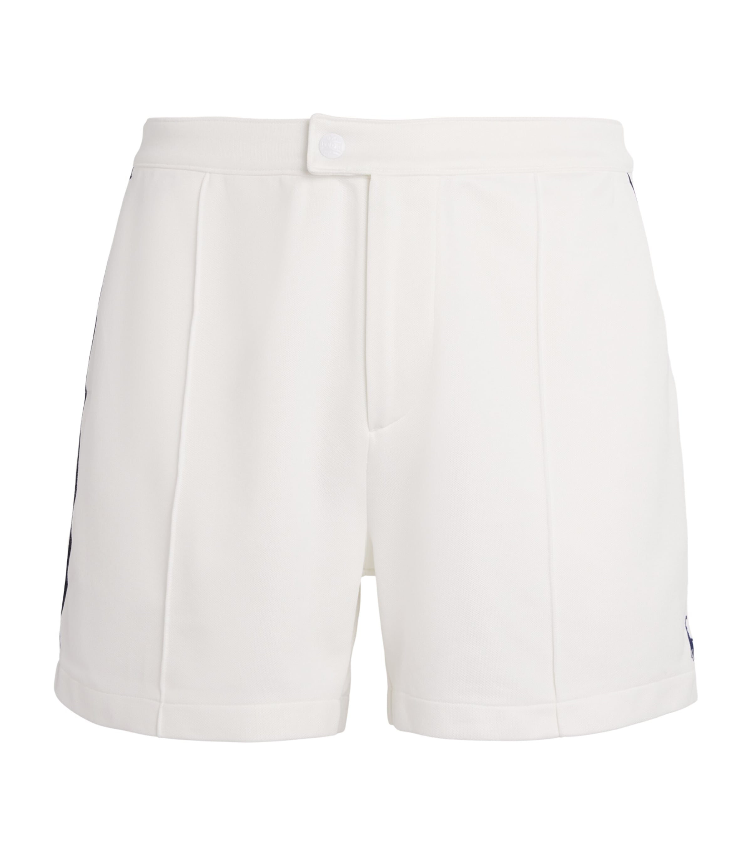 RLX Ralph Lauren Mens Tricot Sports Shorts Ceramic White