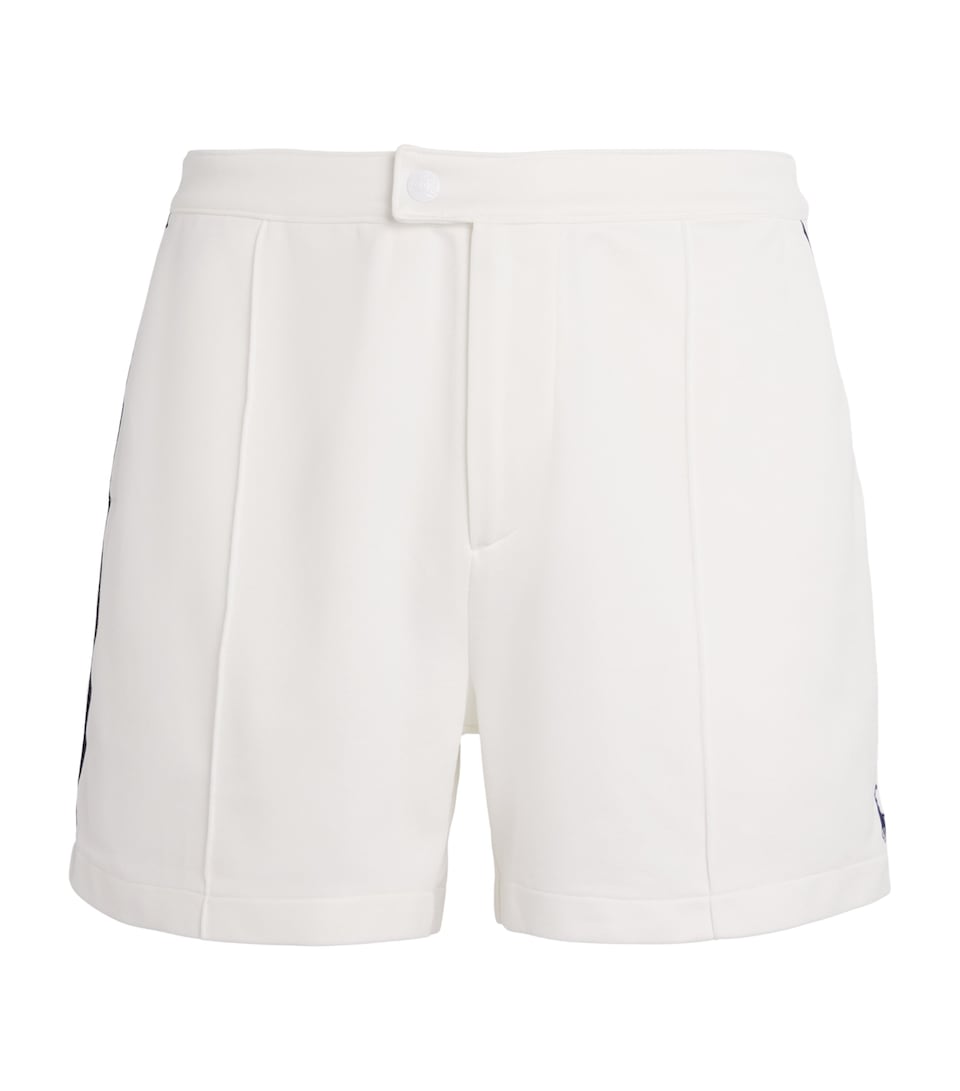 RLX Ralph Lauren Mens Tricot Sports Shorts Ceramic White