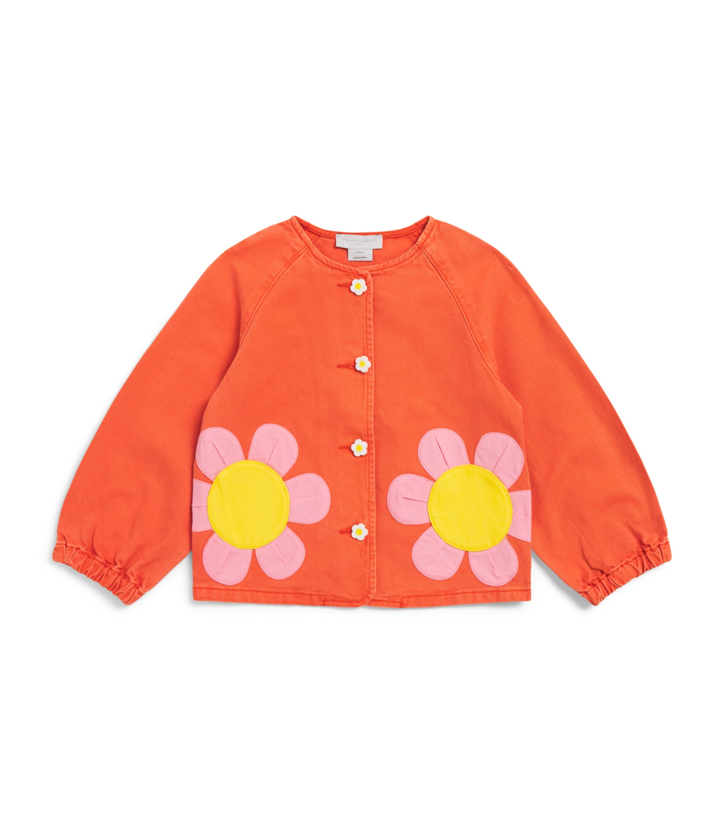 Stella McCartney Kids Floral Appliqué Jacket (3-14 Years)