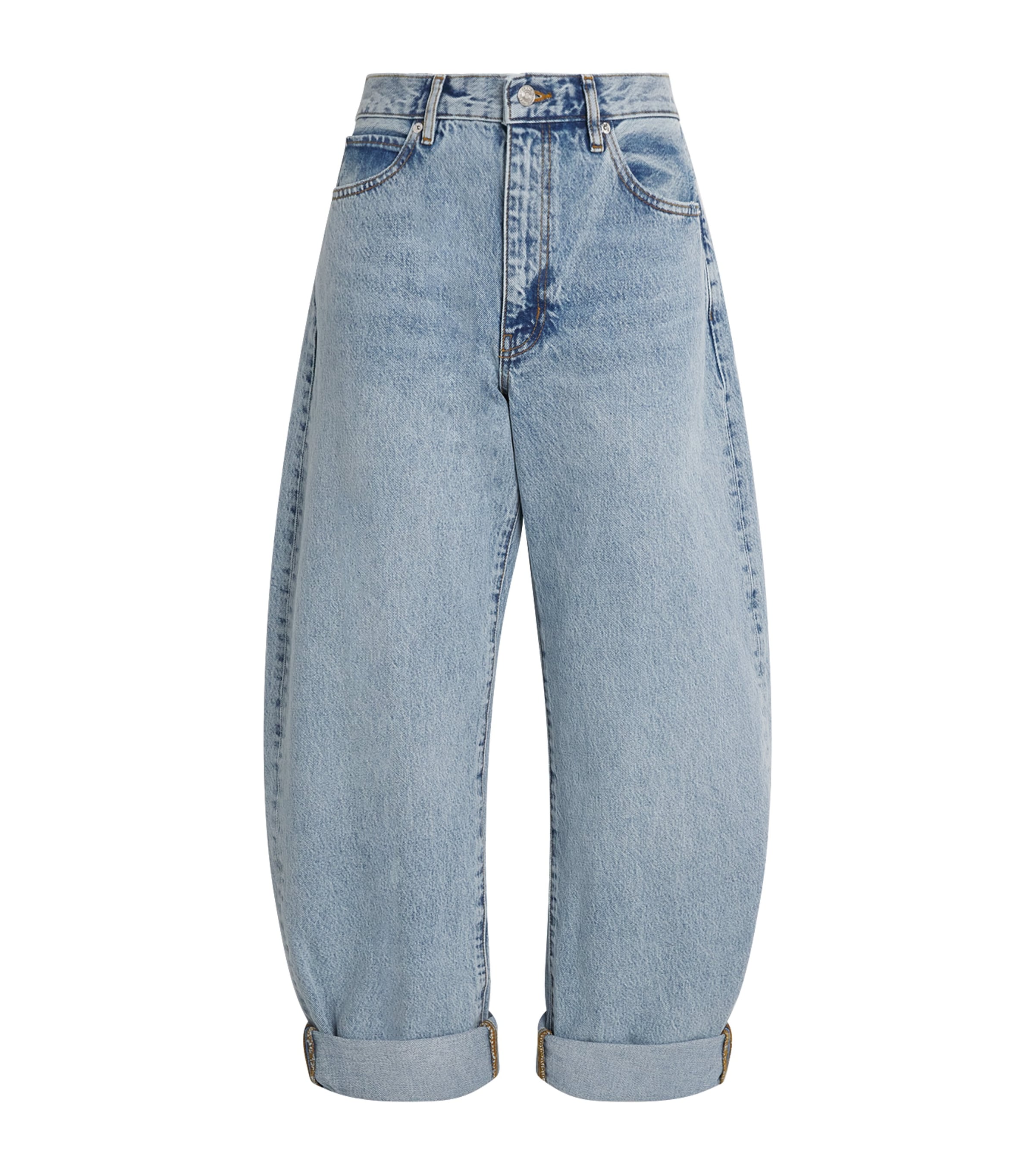 【関税＆送料込み】Givenchy Cocoon Denim Pants Clothing Givenchy Mid-Rise Barrel-Leg Denim Cocoon Trousers | Neiman