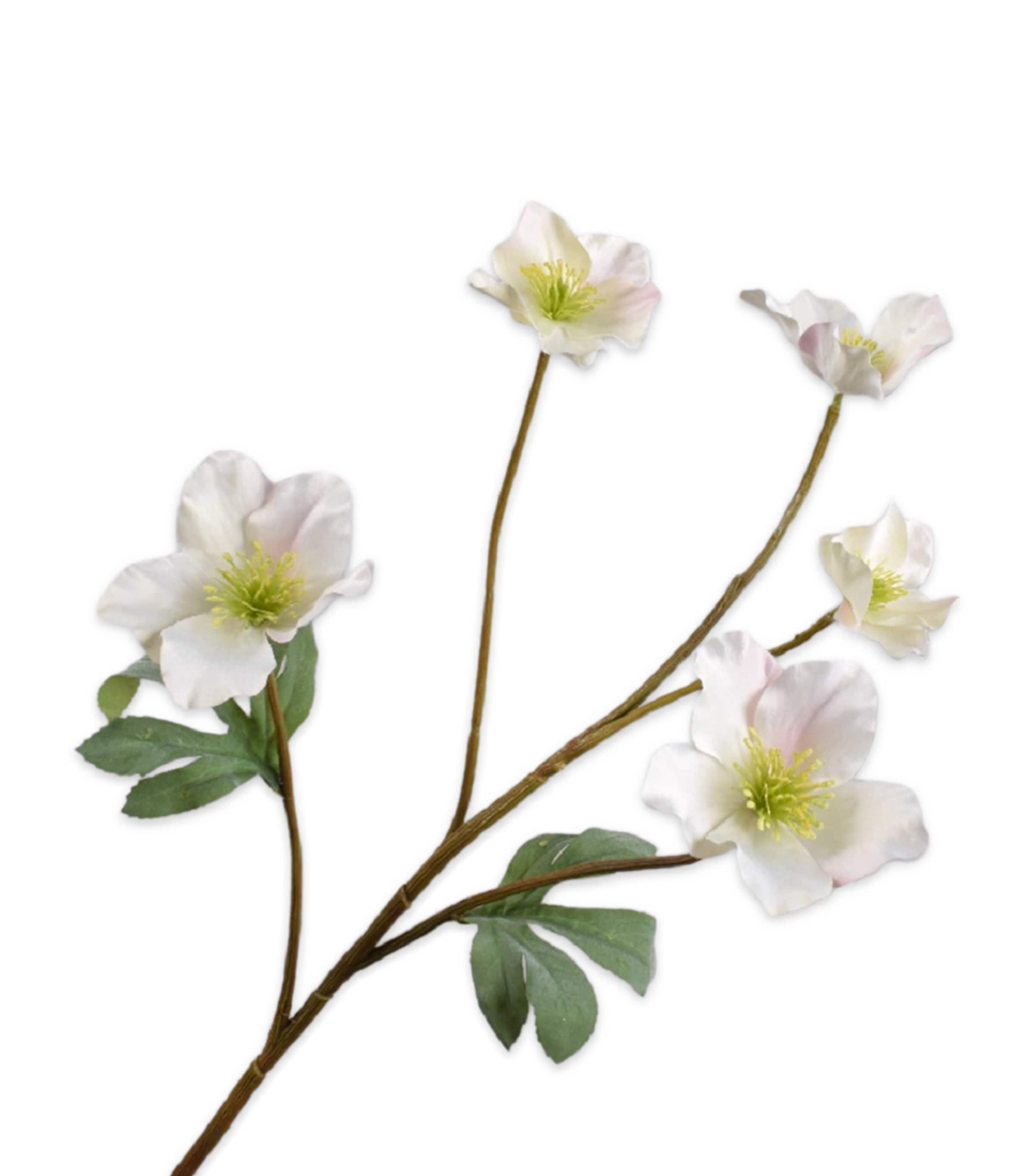 Silk-Ka Artificial Helleborus Flower Yellow